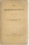 DEUTSCH, Wilhelm - Der Morphinismus - Eine Studie.