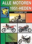 Ruud Vos - Alle Motoren 1951-Heden Supplement 1997