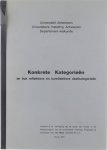  - Konkrete Kategorieën en hun reflektieve en koreflektieve deelkategorieën