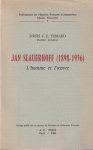 Fessard, Louis J. E. - Jan Slauerhoff. L'homme et l'oeuvre, 1898-1936