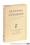 Budge, E.A. Wallis. - Egyptian language. Easy lessons in Egyptian Hieroglyphics with sign list. Seventh edition.