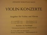 Bach; J. S.  (1685-1750) - Violinkonzert E-Dur BWV 1042 für Violine und Klavier