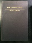 Sargent, Helen D. - The insight test
