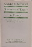 Robins, R.H. - Ancient & mediaeval grammatical theory in Europe. With particular reference to modern linguistic doctrine