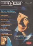 Diverse auteurs - PEOPLE & MUSIC MAGAZINE 2000 # 01, Nederlands muziekblad met o.a. SANTANA (COVER +), RANDY NEWMAN (2 p.), LED ZEPPELIN (1 p.), STEELY DAN (3 p.), SANTANA (2 p.), DOE MAAR (1 p.), KEITH JARRETT (2 p.), JAN GARBAREK (2 p.), AL JARREAU (2 p.)
