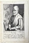 Hondius, Hendick I (1573-ca. 1649) - [Antique print, etching and engraving] [27] Petrus Petri, Longus, Amstelr. Pictor (Pictorum aliquot celebrium, præcipué Germaniæ Inferioris, effigies; series title), published 1610, 1 p.