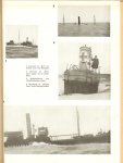 Booy, H. Th de .. met foto van Schipper C. Bot .. Neeltje Jacoba & en Vliesloot - Tusschen mijnen en grondzeeen met zwart wit foto's met kaartje van de gemaakte reddingstochten N.Z.H.R.M. September 1939-mei 1945