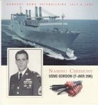 Newport News - Brochure Naming Ceremony USNS Gordon (T-AKR 296)