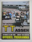  - Officieel Programma Dutch TT Assen 1984