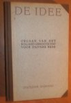 Redactie - De Idee. Orgaan van het Bolland-Genootschap voor zuivere rede. Zestiende jaargang 1938