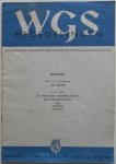 Vreedenburgh C G J,  Bouma A L - WGS Mededelingen Jaargang 1 No 1 april 1953