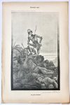 Braakensiek, Johan (1858-1940) - [Original lithograph/lithografie by Johan Braakensiek] Kersttijd 1900, 23 December 1900, 1 pp.