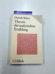 Weber, Dietrich: - Theorie der analytischen Erzählung. ( Edition Beck.)