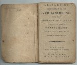 Nieuwenhuijzen, M. - Leeslesjes behoorende bij de verhandeling over het kunstmatige lezen