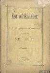 Duyl, A.G.C. van - Een Afrikaander. Naar het oorspronkelijk handschrift