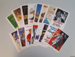 1925-1967 - 16 Russian posters on postcard format