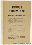 Thomisme - Thomas d'Aquin - Revue Thomiste : - Revue Thomiste. Revue doctrinale de théologie et de philosophie. LXXXIIIe année - T. LXXV - No 1-4 - 1975