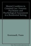  - Mental Condition in Criminal Law