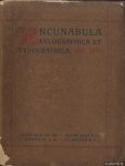 Baer, Joseph - Incunabula xylographica et typographica 1455-1500