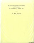 Zagwijn, Dr. W.H. - De paleogeografische ontwikkeling van Nederland in de laatste drie miljoen jaar