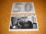 Marianne Verhallen (toelichting) - Schrijfsters in de jaren '50. Een serie van 10 portretten van Nederlandse schrijfsters die in de jaren '50 publiceerden