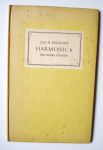 Eekhout, Jan H. - Harmonica: een reeks strofen. - [Eerste druk]