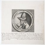 Workshop of Jacob de Gheyn II (1565-1629) - [Antique print, engraving/gravure, 1596] Portrait of Johannes VIII Paleologos, Byzantine emperor from 1425-1448/Portret van Johannes de achtste, published 1596, 1 p.