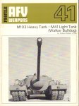Icks, Colonel Robert J. - Profile AFV Weapons no. 41,  M103 Heavy Tank + M41 Light Tank (Walker Bulldog), geniete softcover, zeer goede staat