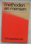 SWANBORN, P.G. (red.), - Methoden en mensen. Serie mens en maatschappij, Boekaflevering 1974.