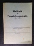  - Messheft für Flugzeugmessungen