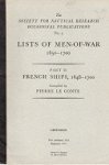 Conte, P.le - Lists of Men of War 1650-1700