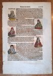 Hartmann Schedel - Chronicle Leaf CCXXI from The Nuremberg Chronicle by Hartmann Schedel.