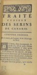 J.C. Hervieux de Chanteloup - Nouveau traité des serins de Canarie, contenant la manière de les élever, les apparier pour en avoir de belles races