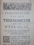 J. D'Alence - Verhandelingen over de barometers, thermometers en notiometers of hygrometers