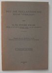 Muller, H. - Het die Hollanders die Kaap verkoop? = Has the Cape colony been sold?