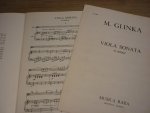 Glinka; Mikhail (1804-1857) - Viola Sonata d-minor
