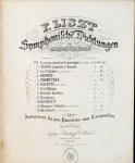 Liszt, Franz: - [R 317] Symphonische Dichtungen für grosses Orchester. No. 3. Les préludes (nach Lamartine). Arrangement für zwei Pianofortes vom Componisten
