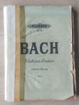 Bach, - BACH MATTHÄUS PASSION - Klavier Gesang Auszug- Stern - no 36