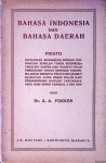 Fokker, Dr. A.A. - Bahasa Indonesia dan Bahasa Daerah: Pidato