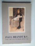 Catalogus Paul Brandt - Paintings, Graphic Art, Antiques