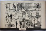 Braakensiek, Johan (1858-1940) - [Original lithograph/lithografie by Johan Braakensiek] Jagers, 27 November 1887, 1 pp.