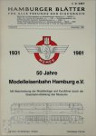  - 50 Jahre Modelleisenbahn Hamburg e.V. 1931-1981