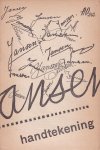 Wal, Theo J. van der - Handtekening [De handtekening onder de loupe]