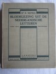 Rijpma, E. - Bloemlezing uit de Nederlandsche Letteren. geïllustreerd