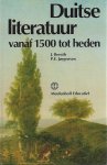 Bernth, J. & P.E. Jorgensen - Duitse literatuur vanaf 1500 tot heden