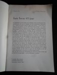 Saaltink, Hans - Joris Ivens 65 jaar, brochure Saaltink, Hans - Joris Ivens 65 jaar, brochure