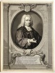 Jacob Houbraken (1698-1780), after Hieronymus van der Mij (1687-1761) - Antique portrait print I Theologian Johan van den Honert, published ca. 1750, 1 p.