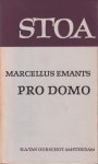 Emants, Marcellus - Pro Domo. Essays Emants, Marcellus - Pro Domo. Essays