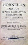 Cornelius Nepos - De Vitis excellentium Imperatorum, notis Hispanicis.