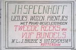 Speenhoff, J.H. - Zesde bundel Liedjes, wijzen en prentjes